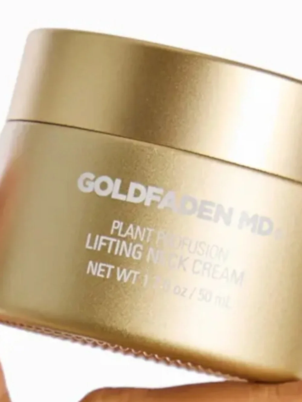 GOLDFADEN MD Plant Infusion Lifting Neck Cream NIB, Full Size